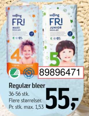 Regulær bleer