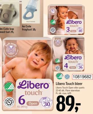 Libero touch bleer