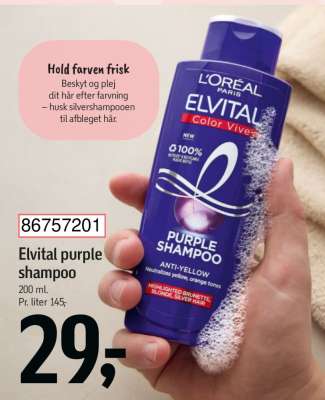 Elvital purple shampoo
