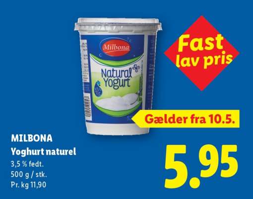 MILBONA Yoghurt naturel