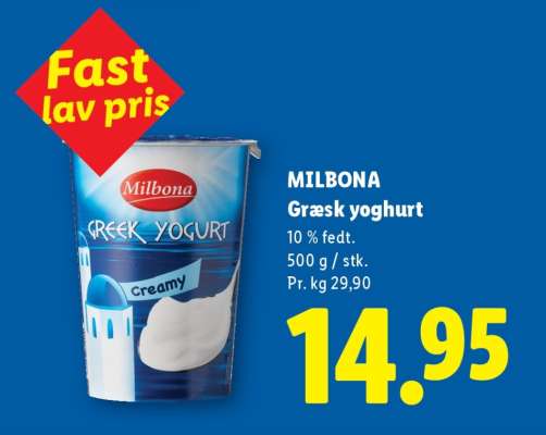 MILBONA Græsk yoghurt