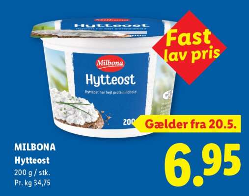 MILBONA Hytteost