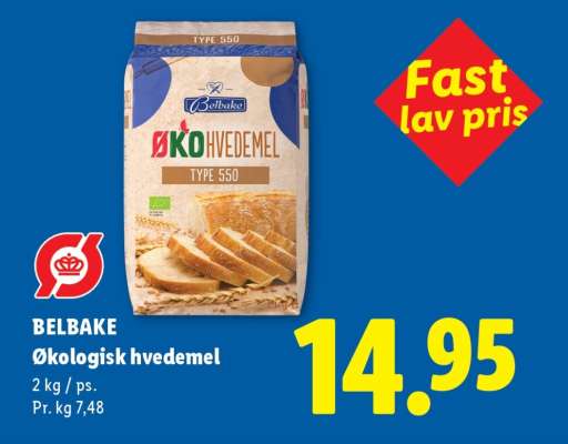 BELBAKE Økologisk hvedemel