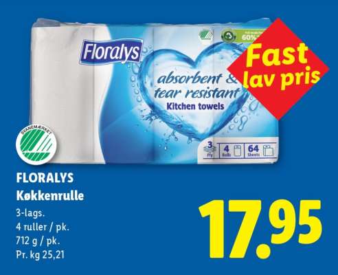 FLORALYS Køkkenrulle