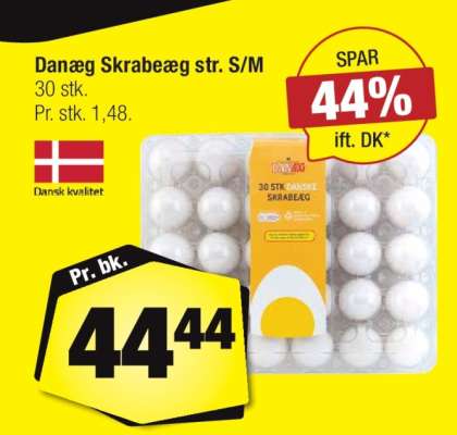 Danaeg Skrabeæg str. S/M