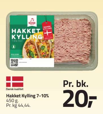 Hakket Kylling 7-10%