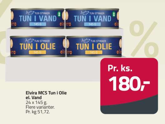 Elvira MCS Tun i Olie el. Vand