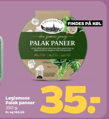 Løgismose Palak paneer