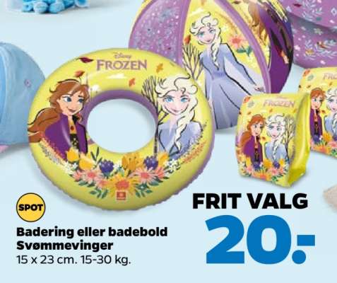 Badering eller badebold Svømmevinger