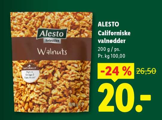ALESTO Californiske valnødder
