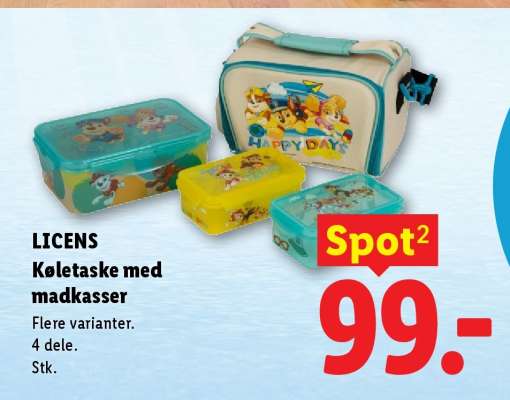 LICENS Køletaske med madkasser