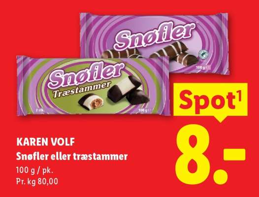 Karen Volf Snøfler eller træstammer