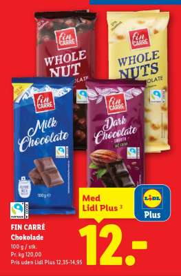 FIN CARRÉ Chokolade