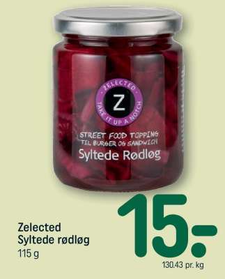 Zelected syltede rødløg