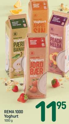REMA 1000 yoghurt