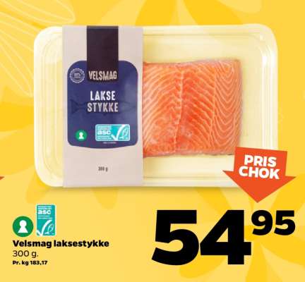 Velsmag laksestykke