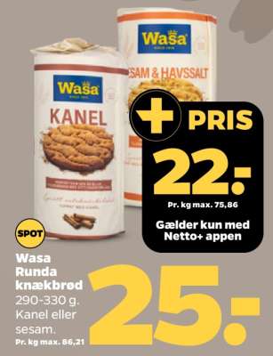 Wasa Runda knækbrød