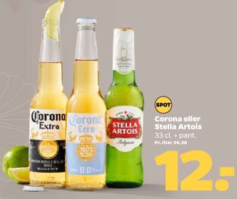 Corona eller Stella Artois