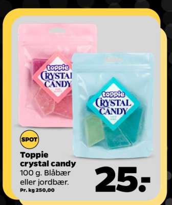 Toppie crystal candy