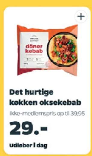 Det hurtige køkken oksekebab