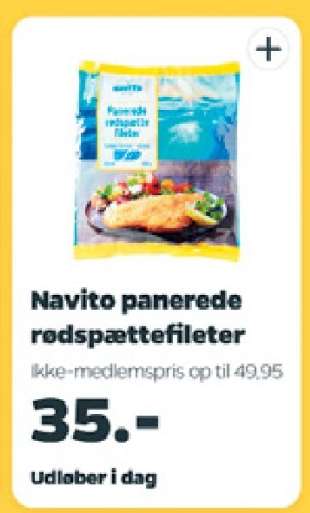Navito panerede rødspættefileter