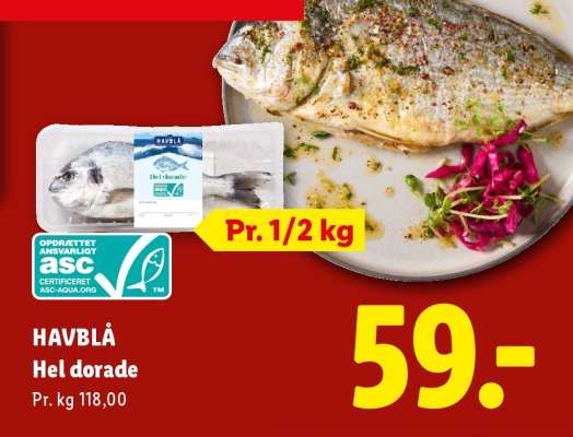 HAVBLÅ Hel dorade