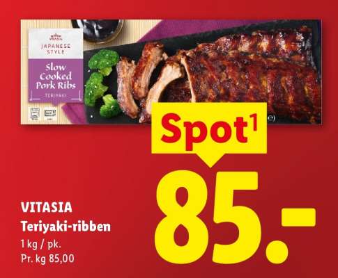 VITASIA Teriyaki-ribben
