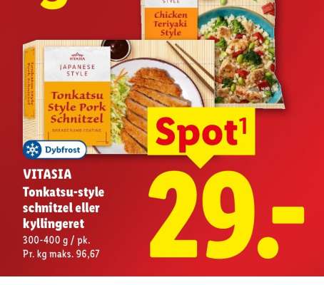 VITASIA Tonkatsu-style schnitzel eller kyllingeret