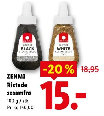 ZENMI Ristede sesamfrø