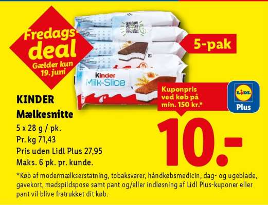 Kinder Mælkesnitte