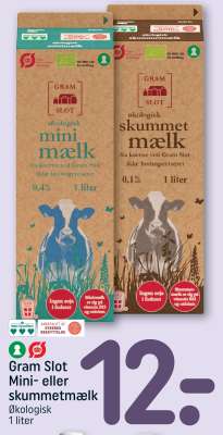 Gram Slot Mini- eller skummetmælk