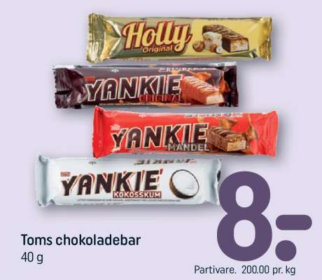 Toms chokoladebar