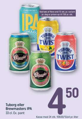 Tuborg eller Brewmasters IPA