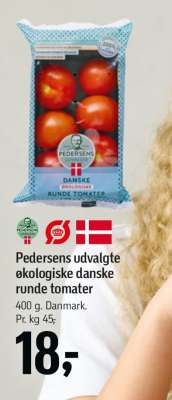 Pedersens udvalgte økologiske danske runde tomater
