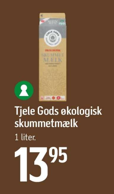 Tjele Gods økologisk skummetmælk