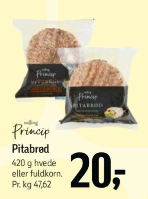 salling Princip Pitabrød