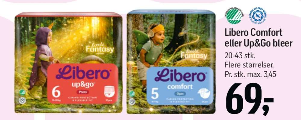 Libero comfort eller up&go bleer
