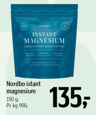 Nordbo istant magnesium