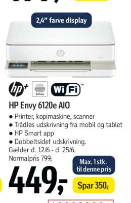 HP Envy 6120e AIO