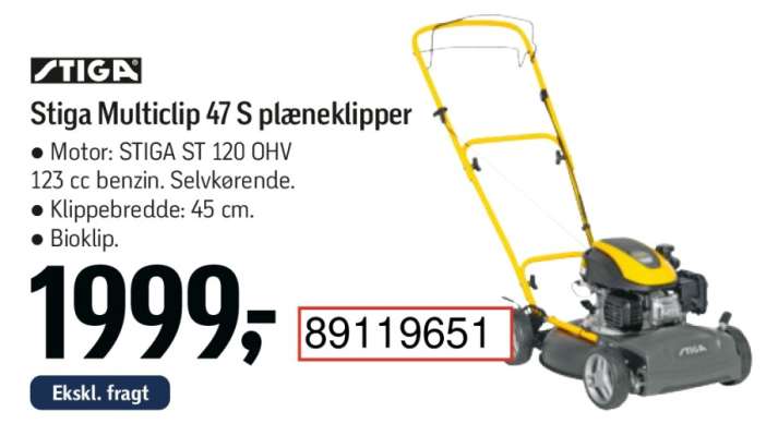 Stiga Multiclip 47 S plæneklipper