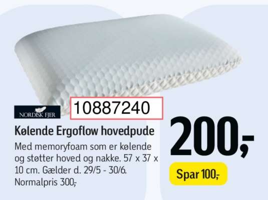 Kølende Ergoflow hovedpude
