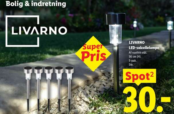 LIVARNO LED-solcellelampe