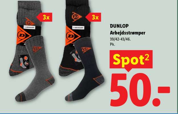DUNLOP Arbejdssokker