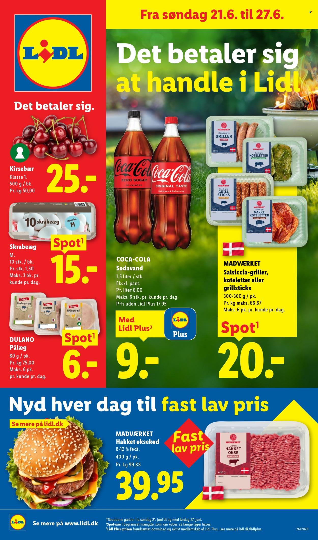 Lidl tilbud - 21.6.2026 - 27.6.2026. Side 1