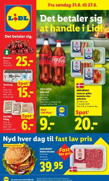 Lidl tilbudsavis  - 21.6.2026 - 27.6.2026.