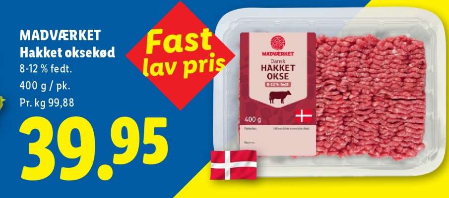 MADVÆRKET Hakket oksekød