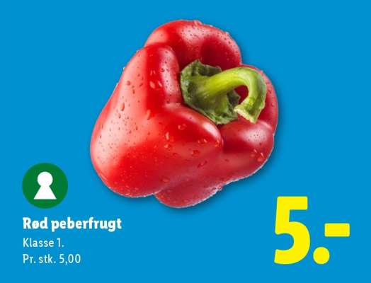Rød peberfrugt
