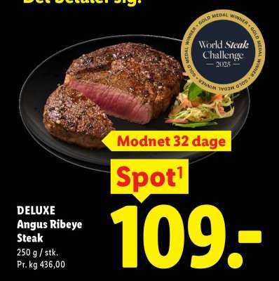 DELUXE Angus Ribeye Steak