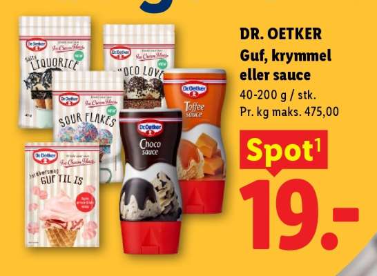 DR. OETKER Guf, krymmel eller sauce