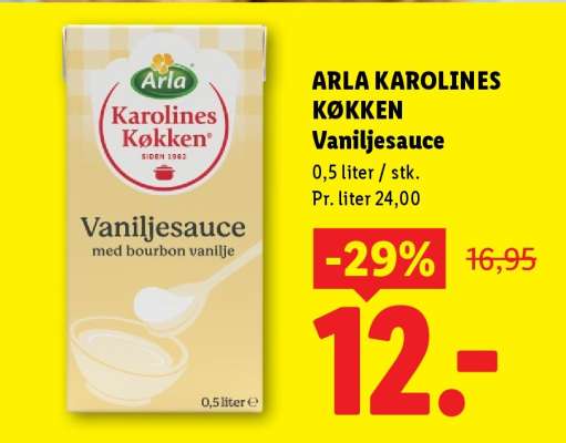 Arla Karolines Køkken Vaniljesauce